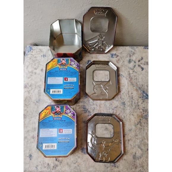 Lot of Three Pokemon Empty Tins Blaziken Pikachu Yveltal - Picture 7 of 7